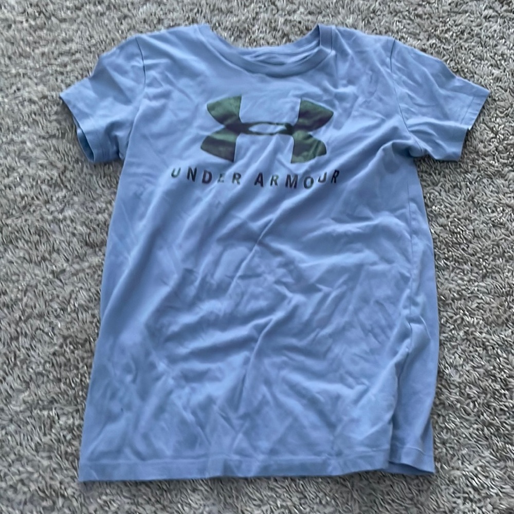 Purple under armor shirt